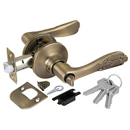 Ручка защелка PUNTO 6033 MAB-P (без фик.) мат. бронза