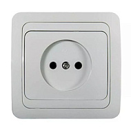 Розетка 1-м СП IN HOME CLASSICO 2022 16А IP20 бел., б/з ASD