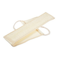 Мочалка из люфы, лента с сегментами, с хлопком