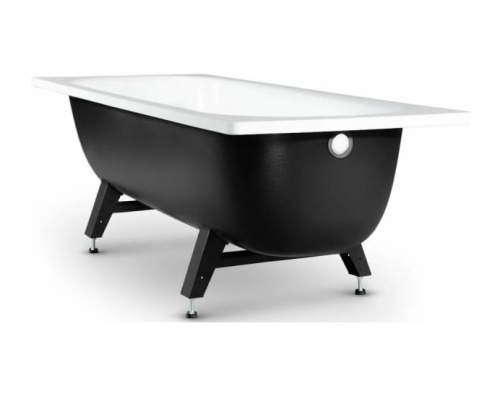 Ванна стальная Reimar 1500*700*400 с полимерным покрытием белая орхидея без ранта +опорная подставка