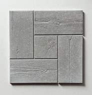 Плитка тротуарная Калифорния-Дерево серая 300*300*30 мм