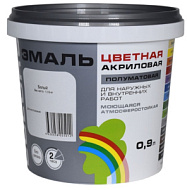 Эмаль акриловая  Радуга COLORS ВДАК-220 шоколадный 0,45л