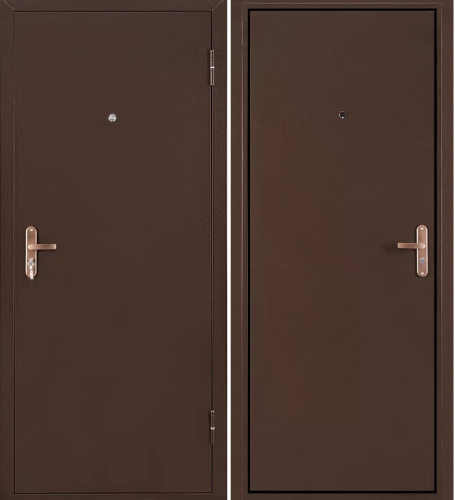 Дверь металлическая СТРАЖ ГОСТ Металл/Металл 2050*860 правая