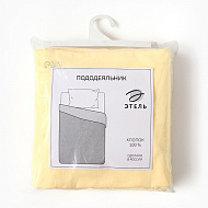 4733630 Пододеяльник Этель 145*215 ± 3 см,цв.желтый, бязь, 125 гр/м2,100% хлопок