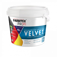 Покрытие декоративное FARBITEX PROFI VELVET с эффектом перламутрового бархата 3,0л
