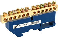 Шина нулевая на DIN-изол. IEK ШНИ-8х12-14-Д-С YNN10-812-14D-K07