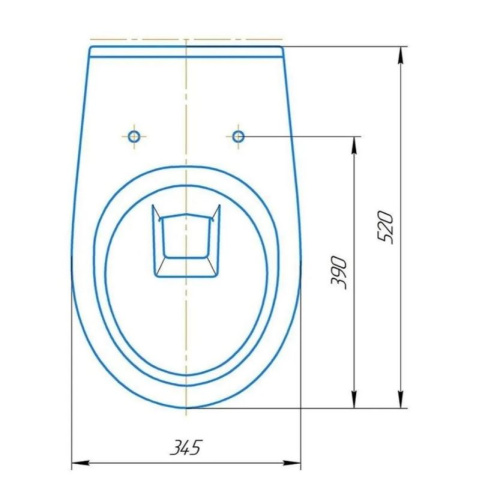 30745 Унитаз подвесной РИО Люкс дюропласт с микролифтом ROSA