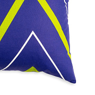 3639594 Наволочка Этель «Зелёно-синие зигзаги» 50х70, поплин, 125 г/м2