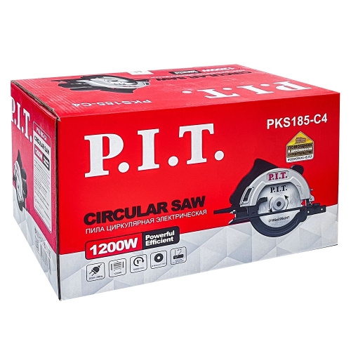 Пила дисковая P.I.T.  PKS185-C4