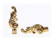 Наконечник MAGELLAN Фэшн ЛИРА золото глянец d 16 мм (2 шт)