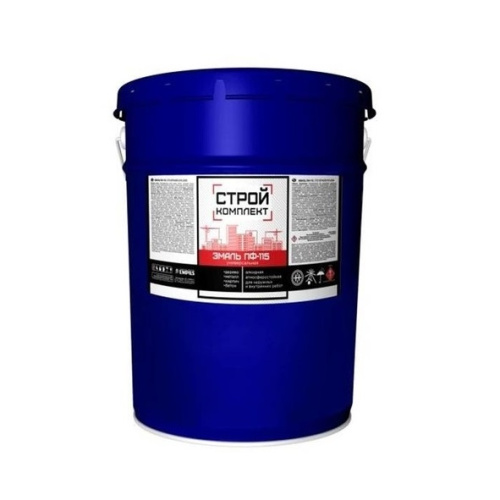 Эмаль универсальная ПФ-115 СТРОЙКОМПЛЕКТ 20кг зеленая