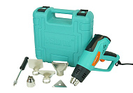 Фен Sturm HG-2003 LСD 2000W, 50-600*С, кейс+5насадок, электронное управление, LСD-дисплей