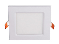 Светильник светодиодный ультратонкий встраиваемый Jazzway PPL-S 6Вт 4000К IP40 WH 120мм квадрат