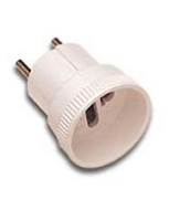 Адаптер переходник Makel 16А белый 10009