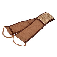 Мочалка из рами лента с сегментами хлопка 66*8,5 см (76*8,5см с ручками)