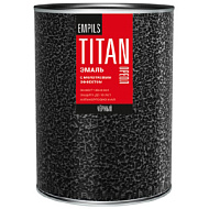 Грунт- эмаль по ржавчине ОРЕОЛ TITAN  с молотковым эффектом  0,8 кг коричневая