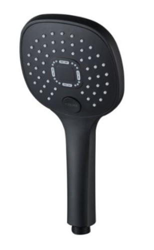 HB37-2 Душевая лейка Haiba, черная, 3 режима, 112 мм