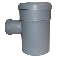 Тройник PP серый Дн110х50 87,5° (40)