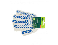 67704 Перчатки Сибртех трикотажные, ПВХ-покрытие "Протектор", 7 класс, Россия