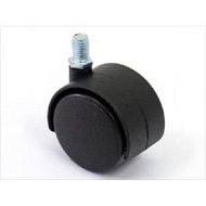 Опора колесная 30мм с болтом М8 черная