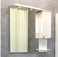 Зеркало-шкаф Comforty  "Севилья-85" слоновая кость