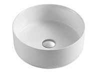 AZ-3134-MW Раковина Azario, матовая белая, накладная 355*120*355мм