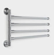 Держатель для полотенец с 4-мя поворотными панелями, Accoona A121-4, хром