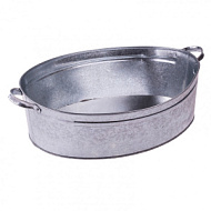 Таз оцинкованный овальный 23 л
