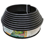 Бордюр Kanta пластиковый, черный 1000 см