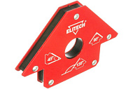 Магнитный уголок ELITECH 0606.017500, усилие(max)=23кг, углы=45/90/135, блистер