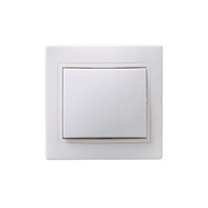 234490 Выключатель 1-кл. СП Кварта 10А IP20 ВС10-1-0-КБ бел. IEK EVK10-K01-10-DM