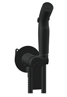 64103 Смеситель с гигиеническим душем Cersanit Brasko Black, встраиваемый, чёрный