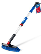 61062 Щетка-сметка автомобильная ЗУБР телескопическая поворотная головка, 860 - 1210 мм