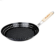 Жаровня для овощей, морепродуктов, грибов l-51,5 см d-30 см, глубина-4 см антипригарная 'Твой Пикник