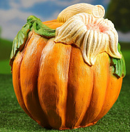 Садовая фигура из полистоуна «Тыква», 30 см