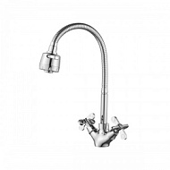 RS42-75 Смеситель для кухни Rossinka, с гибким изливом, хром