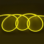 Лента светодиодная General 12V 9.6W/m IP67 5м неон гибкий желтый