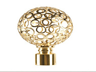 Наконечник MAGELLAN Ажур золото глянец d16 мм (2 шт)