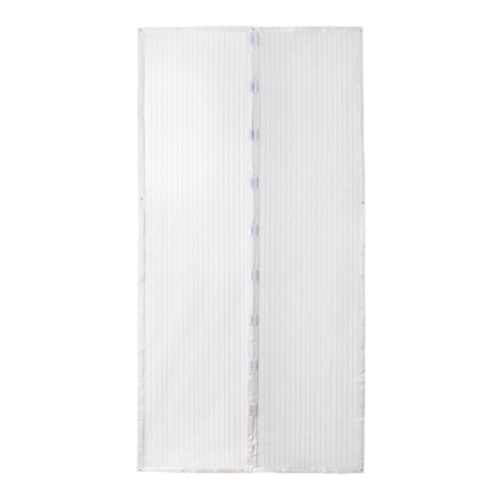 Сетка москитная с крепежом 1*2,1м с магнитами, в пакете, белая