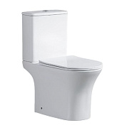 VX31126DP Унитаз-компакт OLIVE’S VORTEX SIERRA  торнадо, сиденье дюропласт Белый W00120