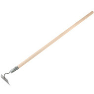 Мотыга прямая,150х50 мм, нержавеющая сталь, с деревянным черенком