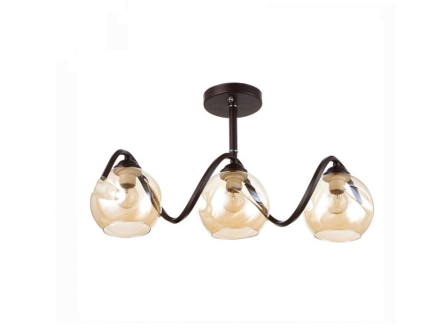 Люстра 673106/3 E27 40Вт кофе 54х14х32 см