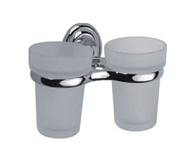 Стакан для щеток Frap, двойной F1508