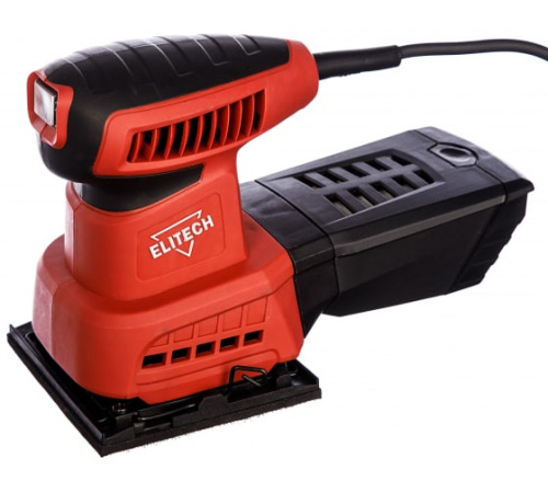 Вибрационная шлифмашина ELITECH МШВ 0211 (220Вт, 113х105мм, 15000об\м, ампл-2.0мм, 1.5кг, п\сборник)
