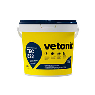 Гидроизоляция Vetonit tec 822 розовая эластичная полимерная, 1,2кг