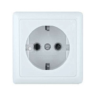 Розетка 1-м ОП Хит 16А с заземл. SchE RA16-133-B (РА16-133-б) ,45740