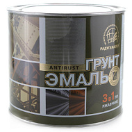 Грунт-эмаль 3 в 1 РАДУГАМАЛЛЕР  серая 1,9кг /12/
