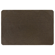 Коврик влаговпитывающий Дюран "Круги" 60х90 см коричневый