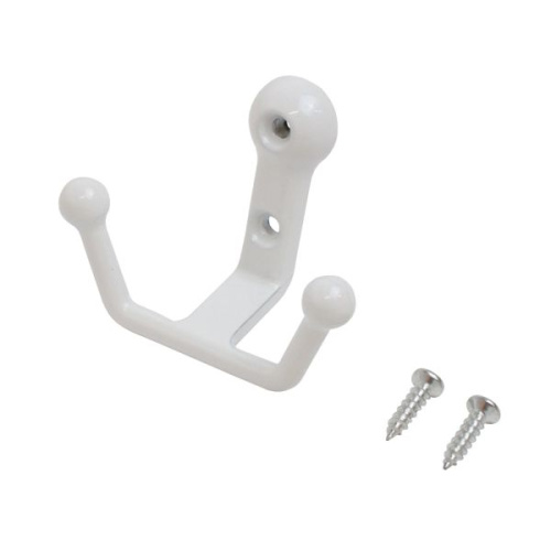 Крючок-вешалка СТАНДАРТ 308 WW матовый белый ЕВРОПАКЕТ