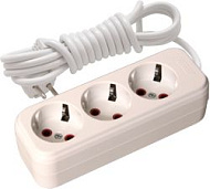 Удлинитель 3х2м с заземл. 16А IP20 Е-303 АБС-пл. ПВС 3х1 UNIVersal 9631976